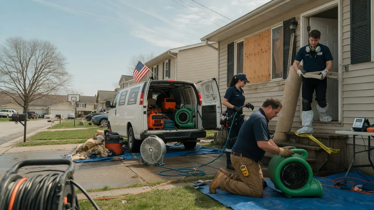 Water Damage Restoration in Covington, MI near me
